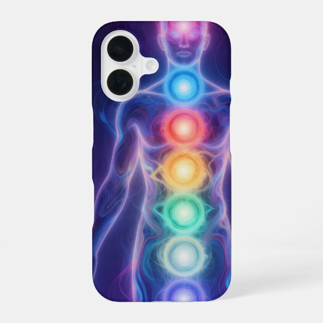  The 7 Chakras iPhone 16 Case (Back)