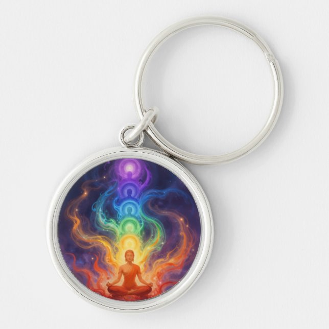 The 7 Chakras Key Ring (Front)