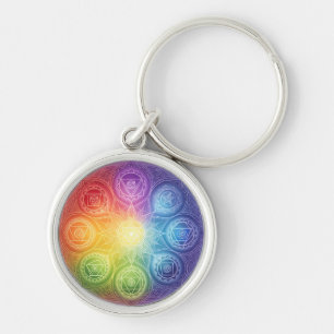 The 7 Chakras Key Ring
