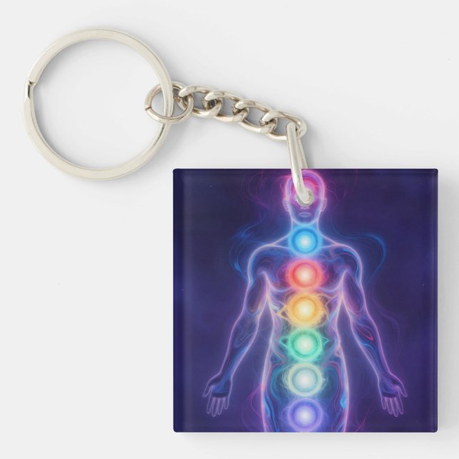  The 7 Chakras Key Ring (Front)