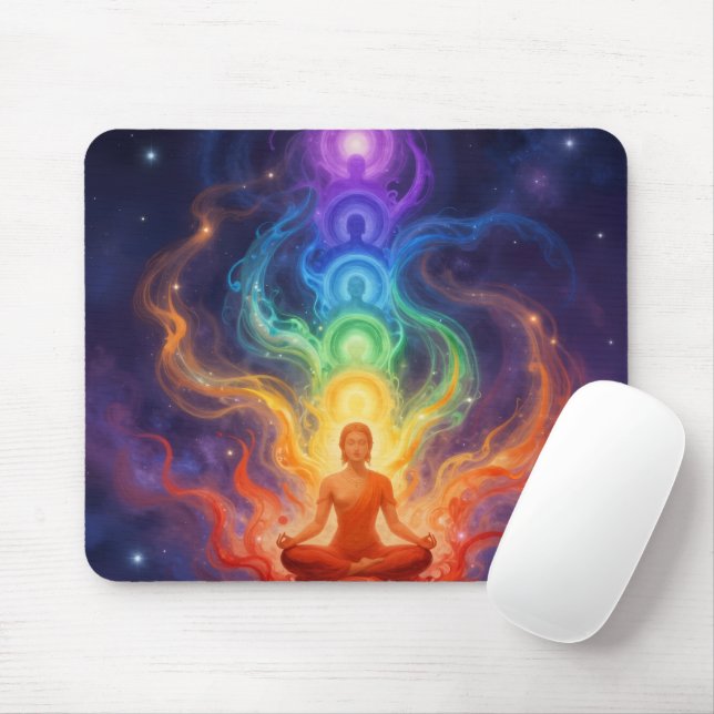 The 7 Chakras Mouse Pad (With Mouse)