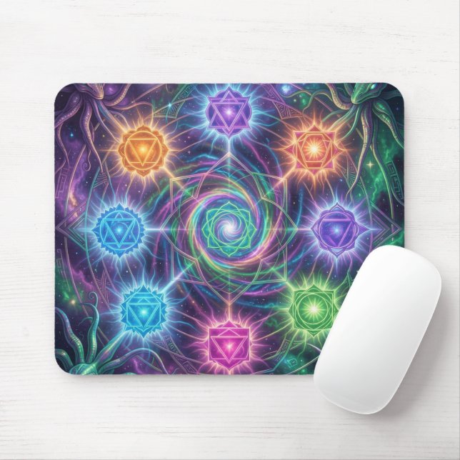 The 7 Chakras Mouse Pad (With Mouse)