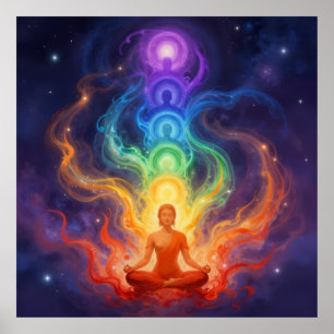 The 7 Chakras Poster