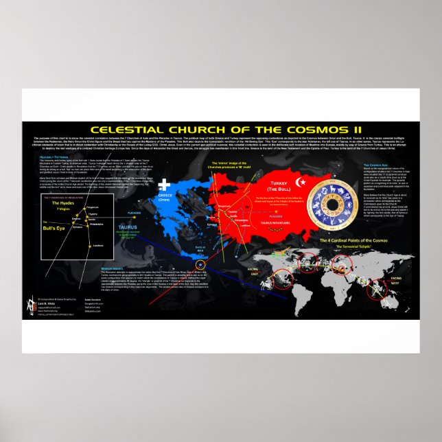 The 7 Churches of Asia - Cosmic Patterns 2 Poster (Front)