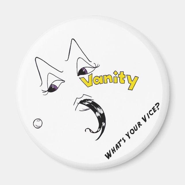 The 7 Deadlies — Vanity Magnet (Front)