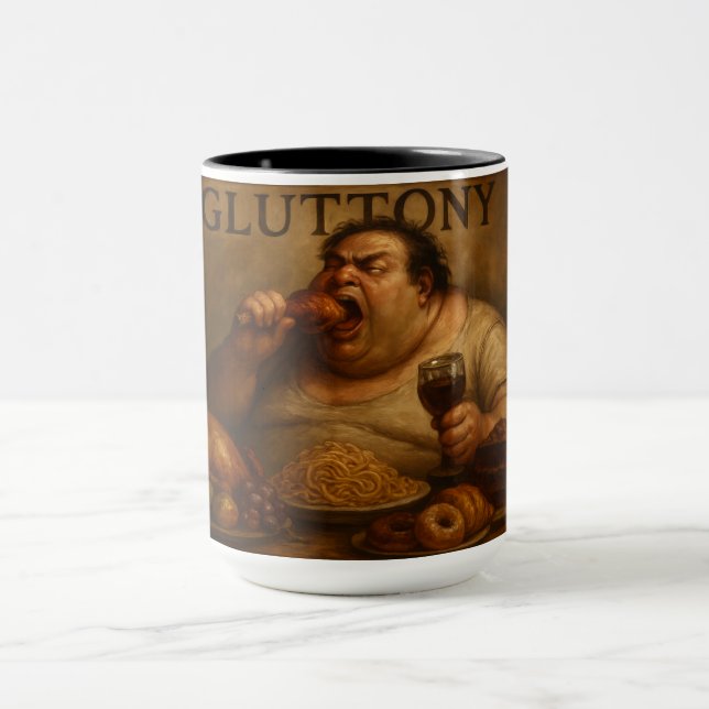 The 7 Satanic Virtues: Gluttony Mug (Center)