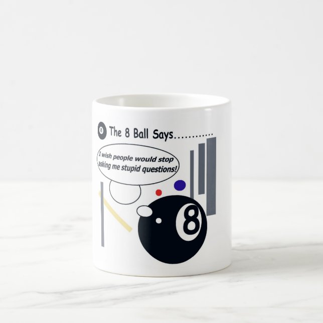 The 8 Ball Strikes Back Mug! Coffee Mug (Center)