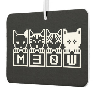 THE 8-BIT CATS M30W CAR AIR FRESHENER