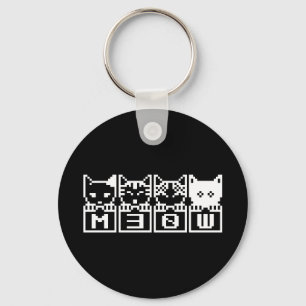 THE 8-BIT CATS M30W KEY RING