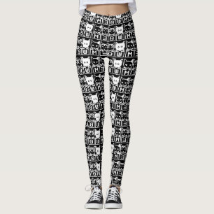 THE 8-BIT CATS M30W LEGGINGS