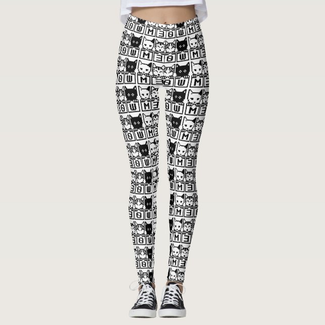 THE 8-BIT CATS M30W LEGGINGS (Front)