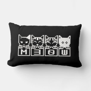 THE 8-BIT CATS M30W LUMBAR CUSHION