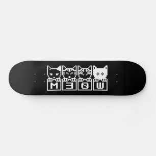 THE 8-BIT CATS M30W SKATEBOARD