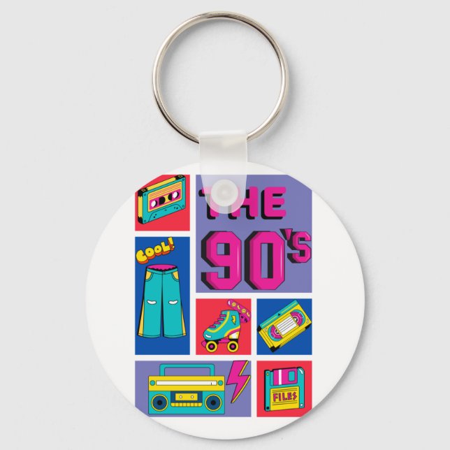 The 90's  key ring (Front)