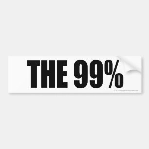 The 99% bumper sticker