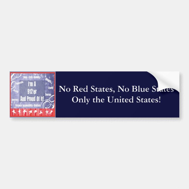 The 9-12 Project Bumper Sticker (Front)