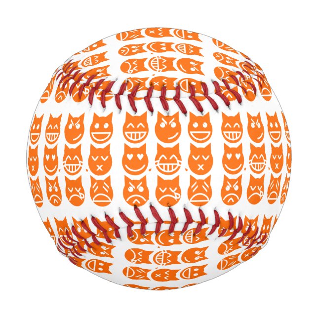 The 9 Lives of the Emoji Cat Baseball (Front)
