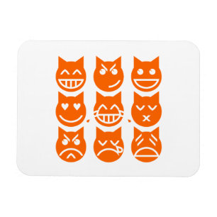 The 9 Lives of the Emoji Cat Magnet