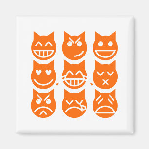 The 9 Lives of the Emoji Cat Magnet