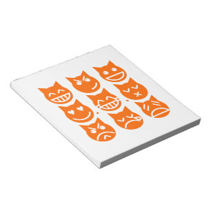 The 9 Lives of the Emoji Cat Notepad