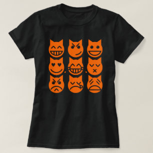 The 9 Lives of the Emoji Cat T-Shirt
