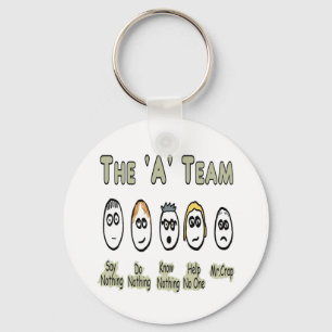 The 'A' Team Project Management Key Ring