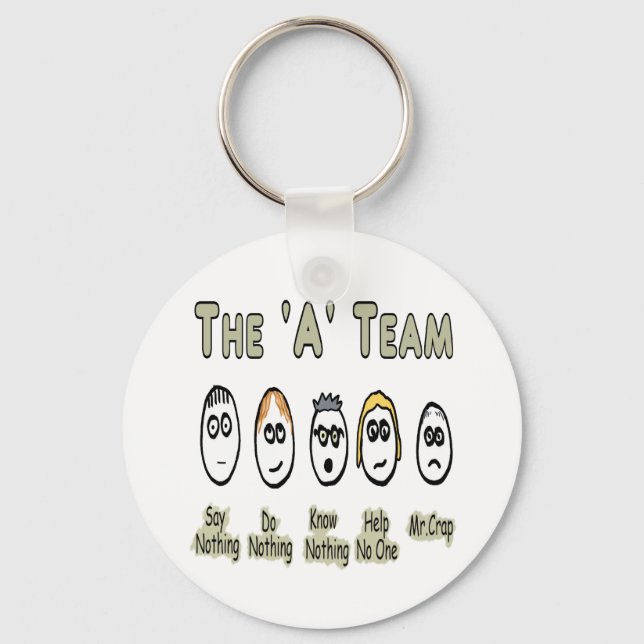 The 'A' Team Project Management Key Ring (Front)