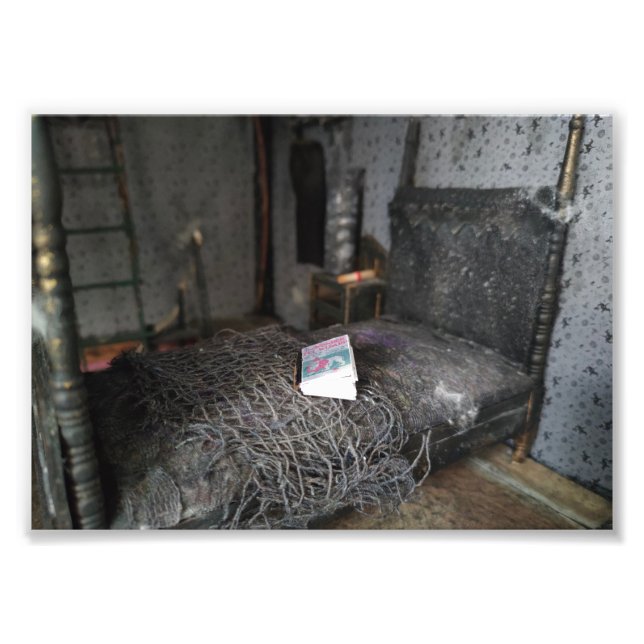 The Abandoned Bedroom Print - Abandoned Miniature (Front)