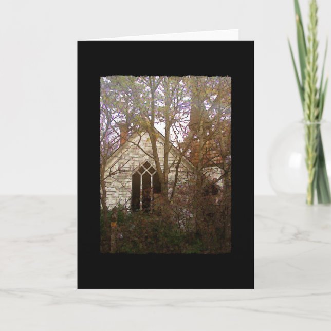 The Abandoned Church Card (Front)