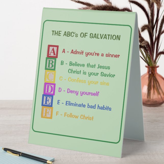 The ABC's of Salvation (In SItu (Table))