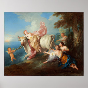 The Abduction of Europa - Jean de Troy Fine Art Poster