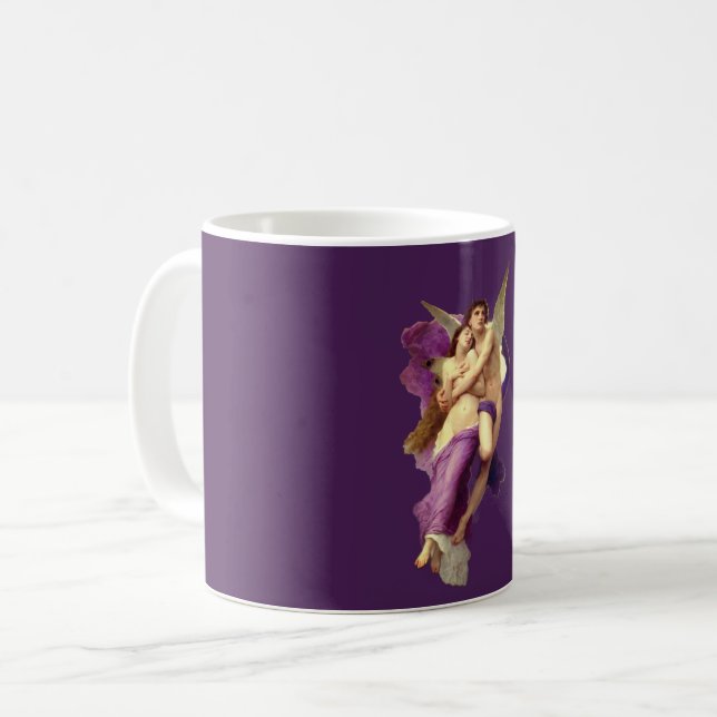 The abduction of Psyche Bouguereau angel Coffee Mug (Front Left)
