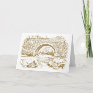 The Aberglaslyn Bridge Card