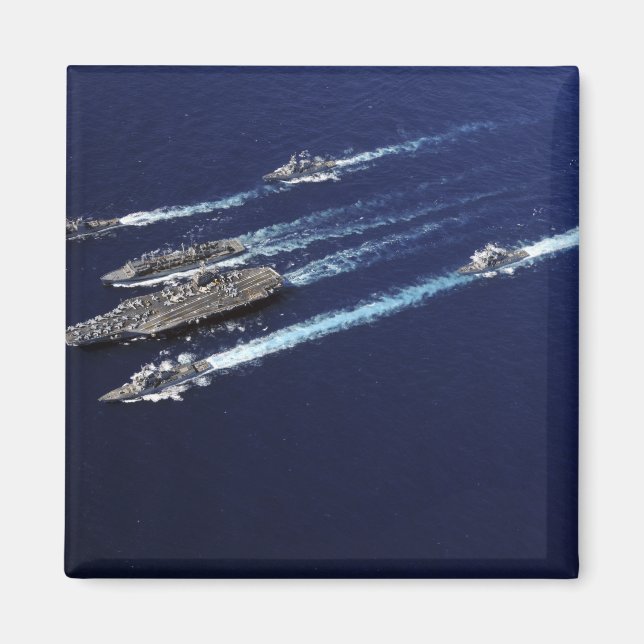 The Abraham Lincoln Carrier Strike Group ships Magnet (Front)