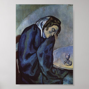 The Absinthe Drinker by Pablo Picasso Poster