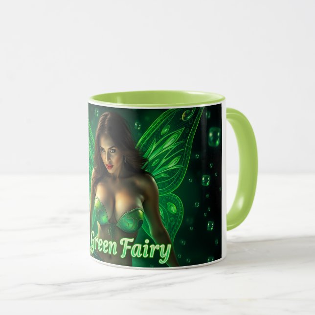 The Absinthe Green Fairy Mug (Front Right)