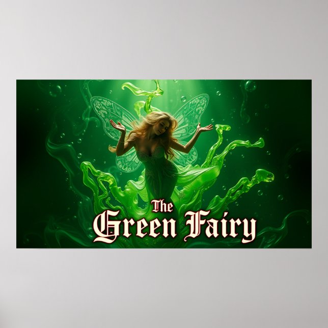 The Absinthe Green Fairy Poster (Front)