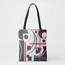 The abstract build design tote bag