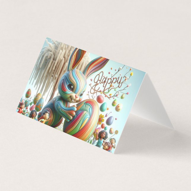 The Abstract Easter Bunny smiled (Front)