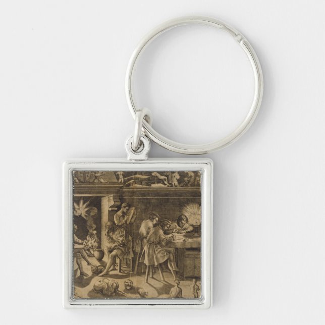 The Academy of Baccio Bandinelli, 1547 Key Ring (Front)