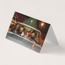 "THE ACCIDENT" Playing House Holiday Cards