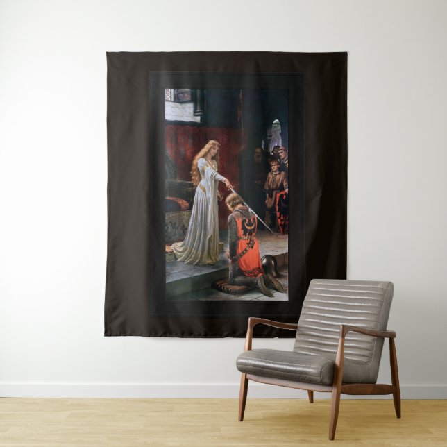 The Accolade by Edmund Blair Leighton Tapestry (In Situ)