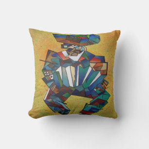 The Accordionist Cubism Art Cushion