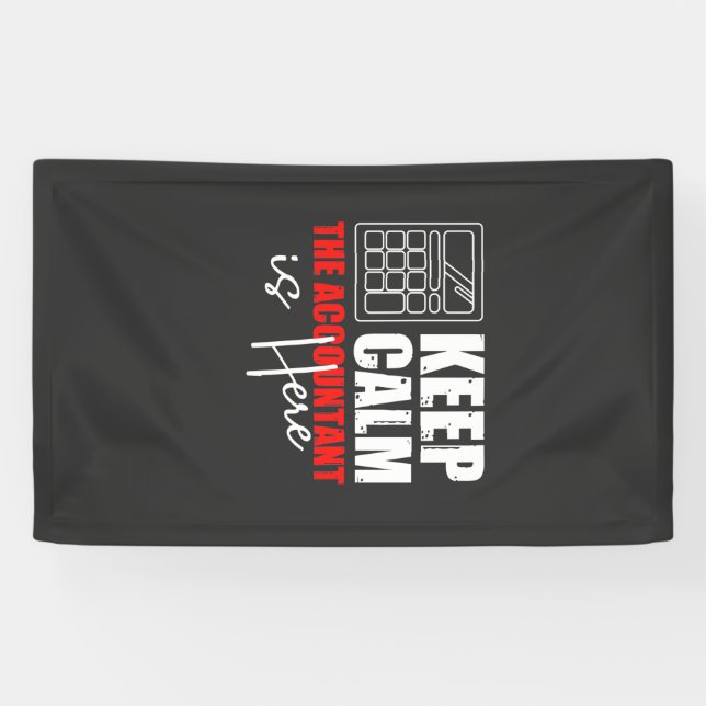 The Accountant Is Here Banner (Horizontal)