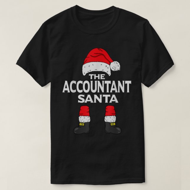The Accountant Santa Matching Family Group Christm T-Shirt (Design Front)