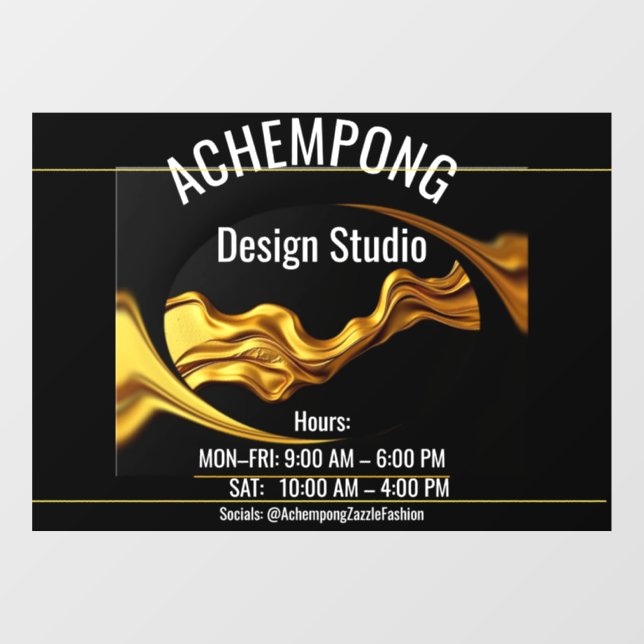 The Achempong Signature Collection: Liquid Gold St (Sheet)