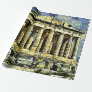 The Acropolis in Athens Wrapping Paper