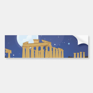 The Acropolis of Athens Bumper Sticker
