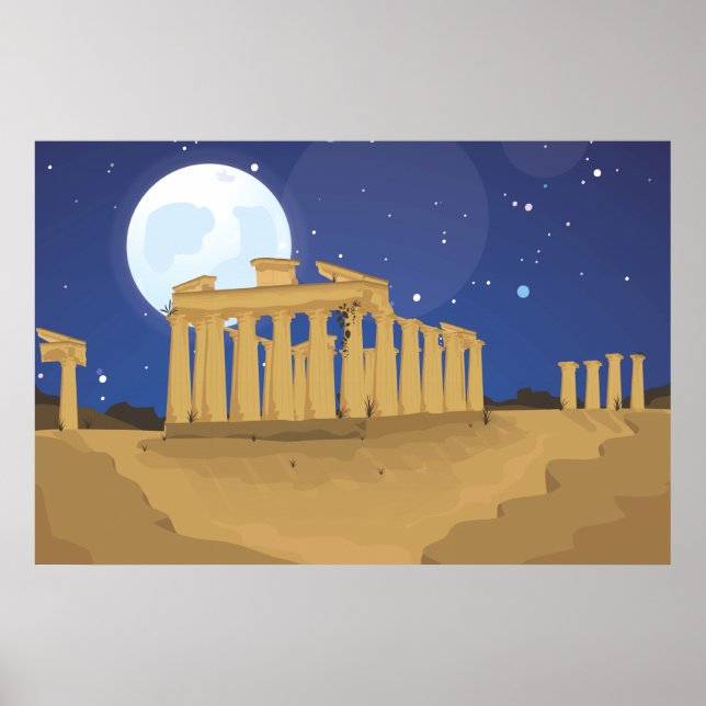 The Acropolis of Athens Poster (Front)