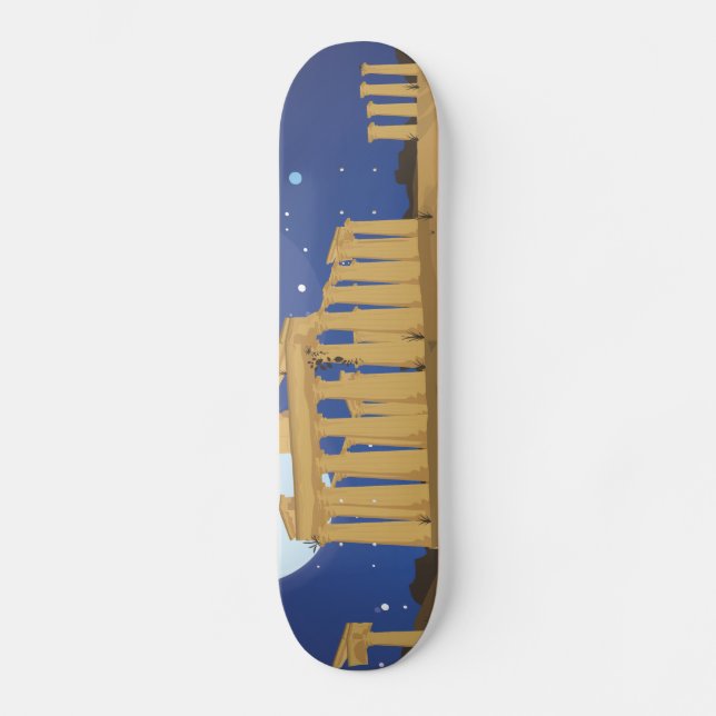 The Acropolis of Athens Skateboard (Front)